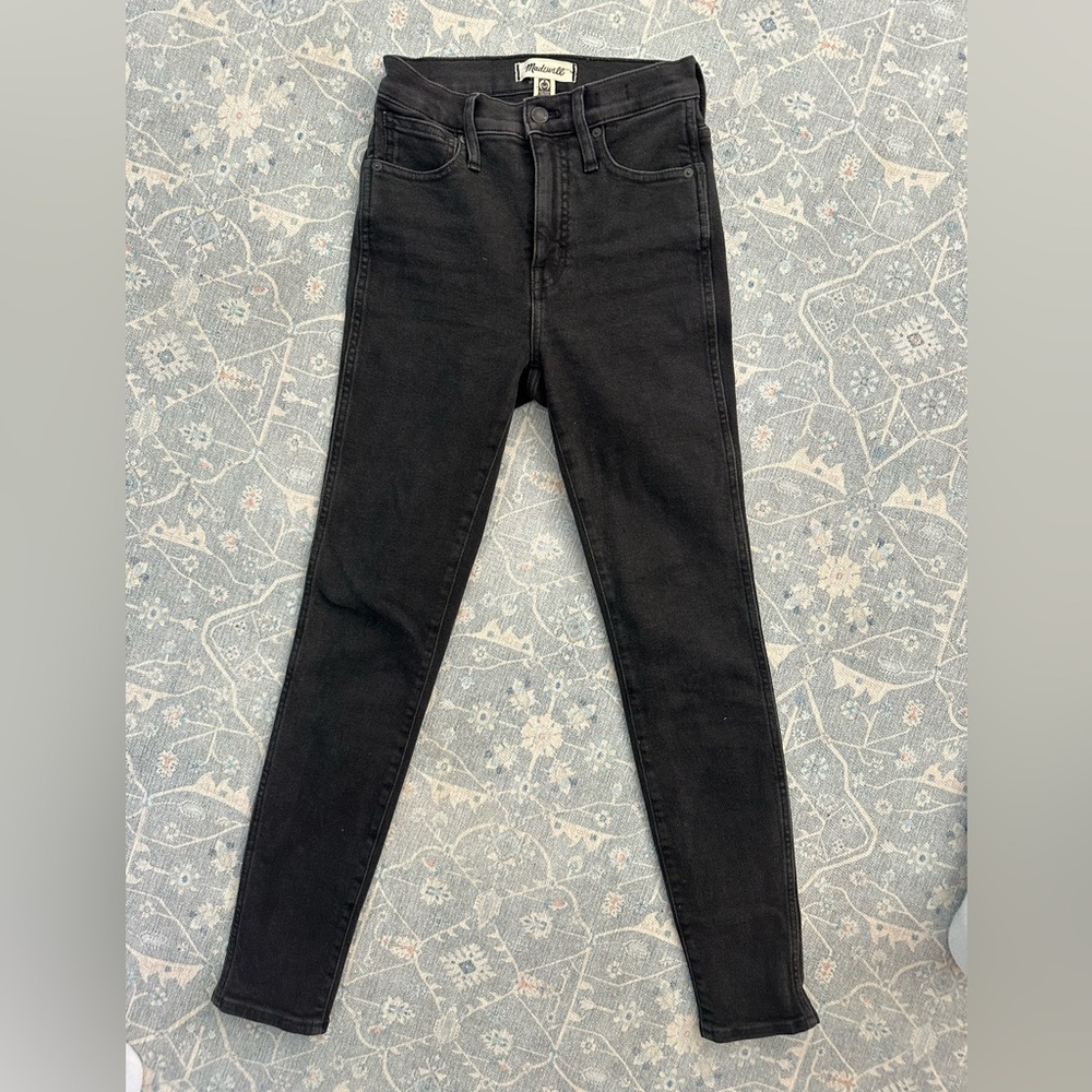 Madewell black skinny jeans
